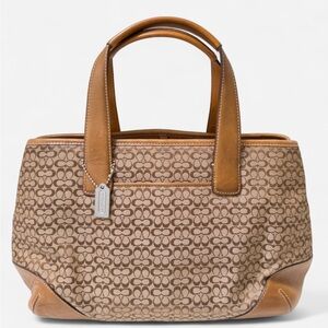 Coach Brown Signature Tote